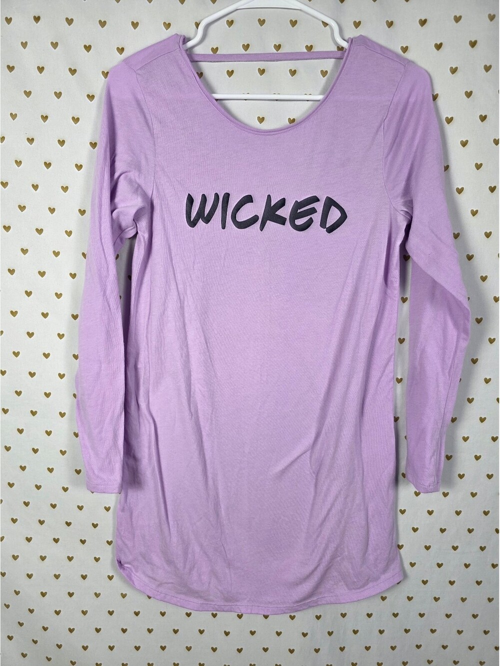 Victorias Secret Purple Open Back WICKED Sleep Shirt Nightgown XS